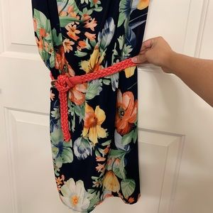Floral dress and belt - from Spain